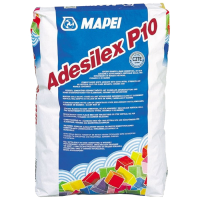 ADESILEX P10 белый улучшенный клей на цементной основе без оползания на вертикальных поверхностях, с увеличенным открытым временем для укладки стеклянной керамической и мраморной мозаики - Теплогидро проект